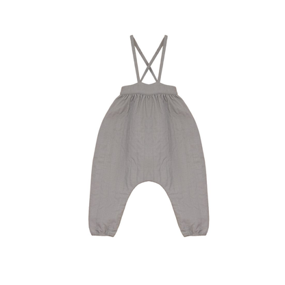 Calla Lili Taupe Quilted Overall