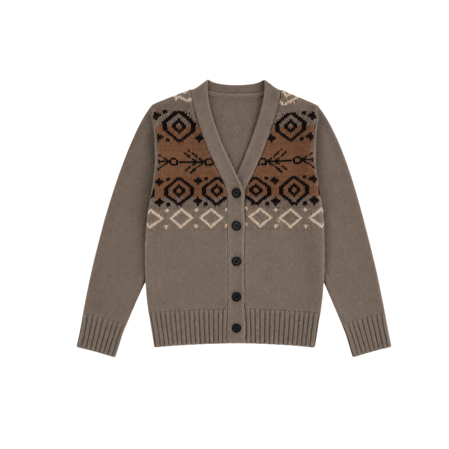 Calla Lili Taupe Chunky Cardigan