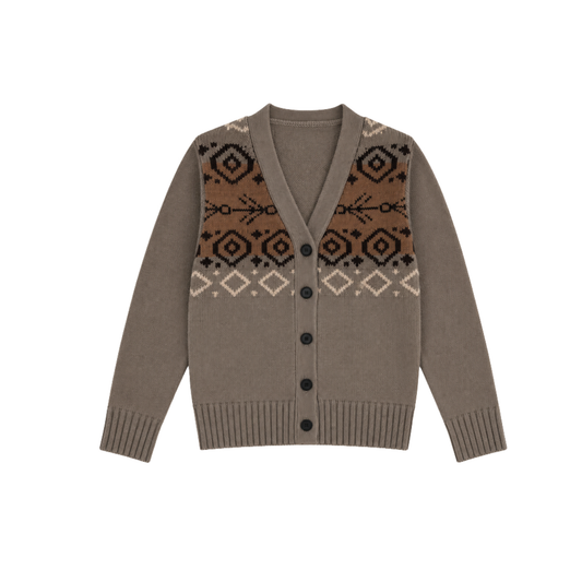 Calla Lili Taupe Chunky Cardigan