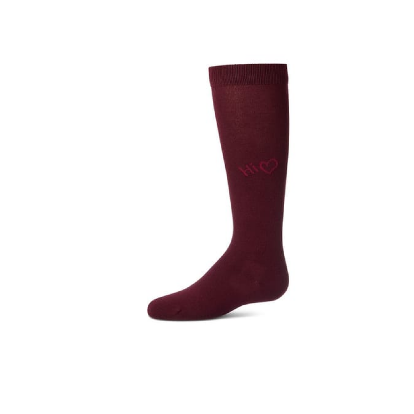 Memoi Burgundy HI! Knee High
