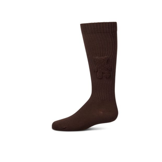 Memoi Brown Cozy Cub Knee High