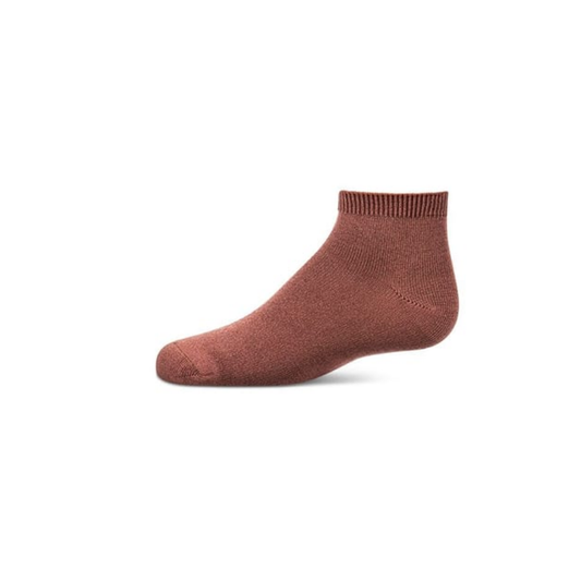 Memoi Cinnamon Kids Basic Soft Rayon from Bamboo Anklet Socks