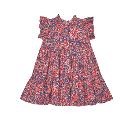 Pink Chicken Paisley Vines Jennifer Dress