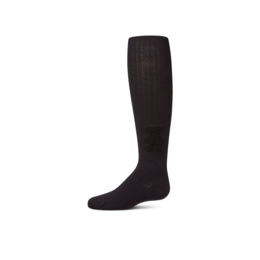 Memoi Black Cozy Cub Cotton Tights