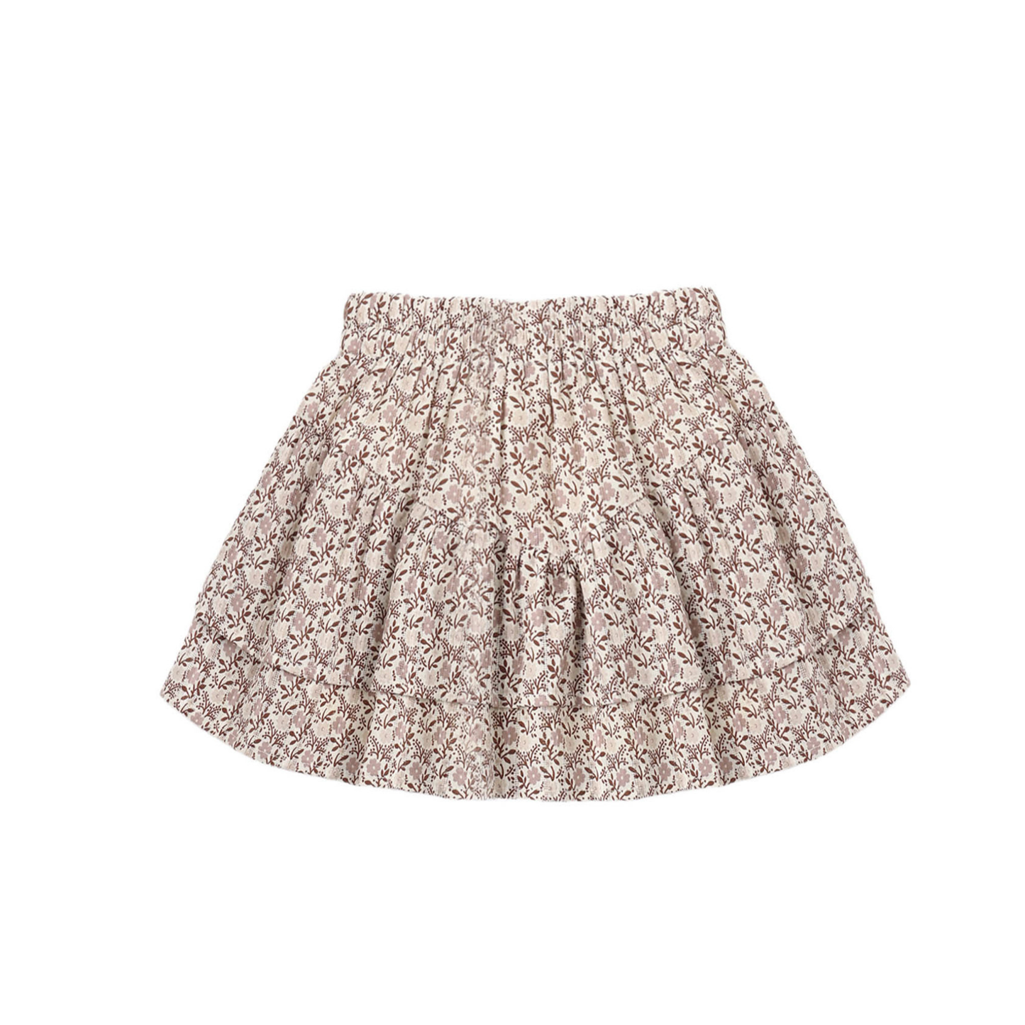 Rylee+Cru Natural Tiered Primrose Skirt