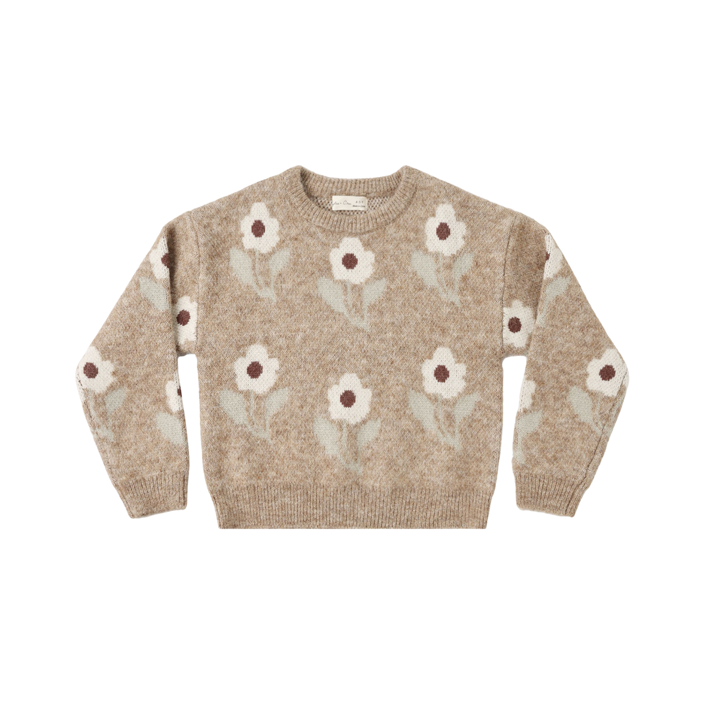 Rylee+Cru Fawn Aspen Flower Long Sleeve Sweater