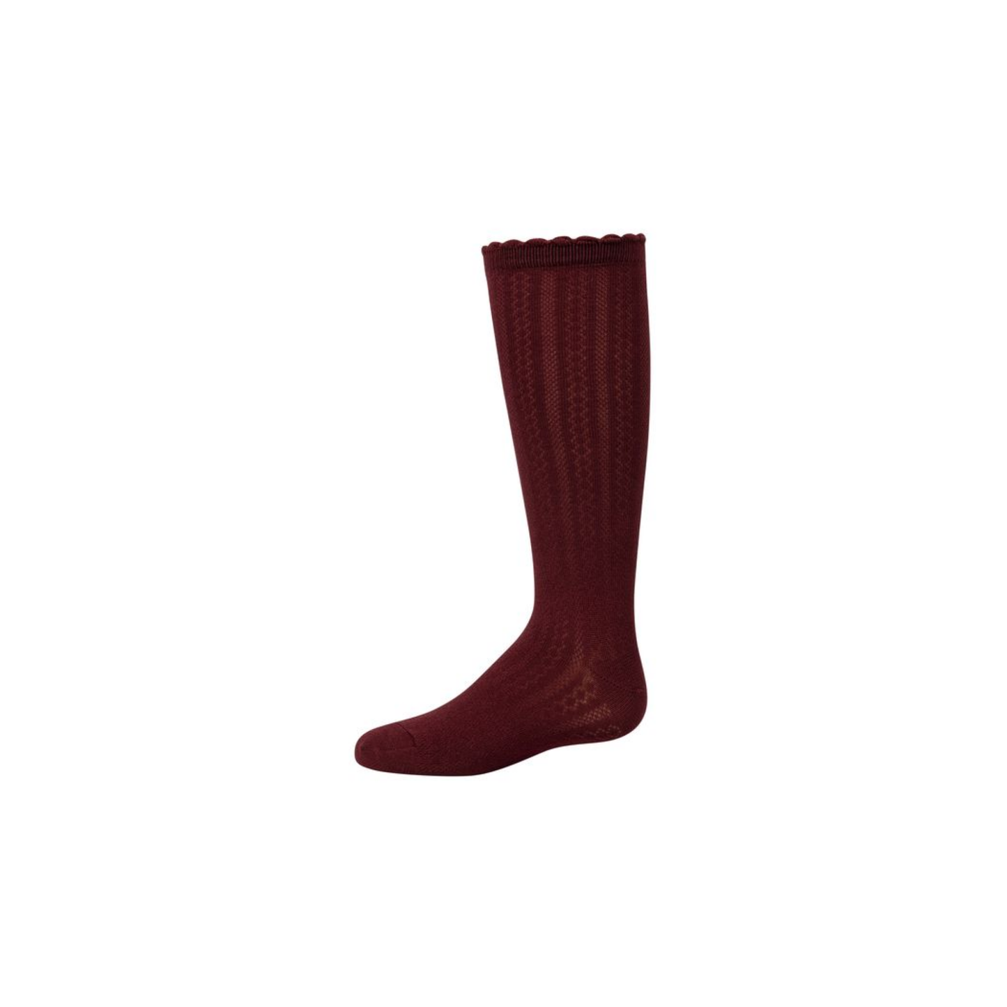 Zubii 29 Burgundy Linear Texture Knee