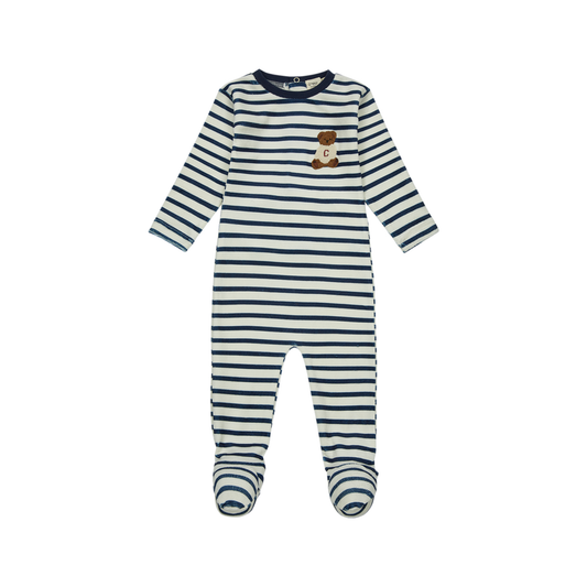 Crew Lounge Navy Teddy Lounge Footie