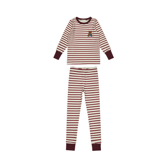 Crew Lounge Maroon Teddy Lounge Set