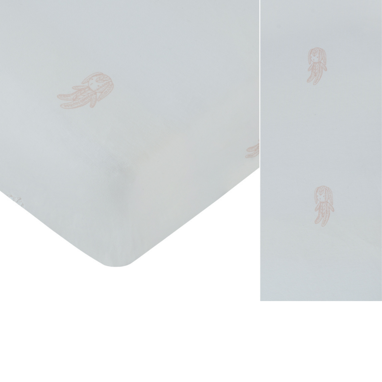 Kipp Baby Pink Atelier Cable Fitted Bassinet Sheet