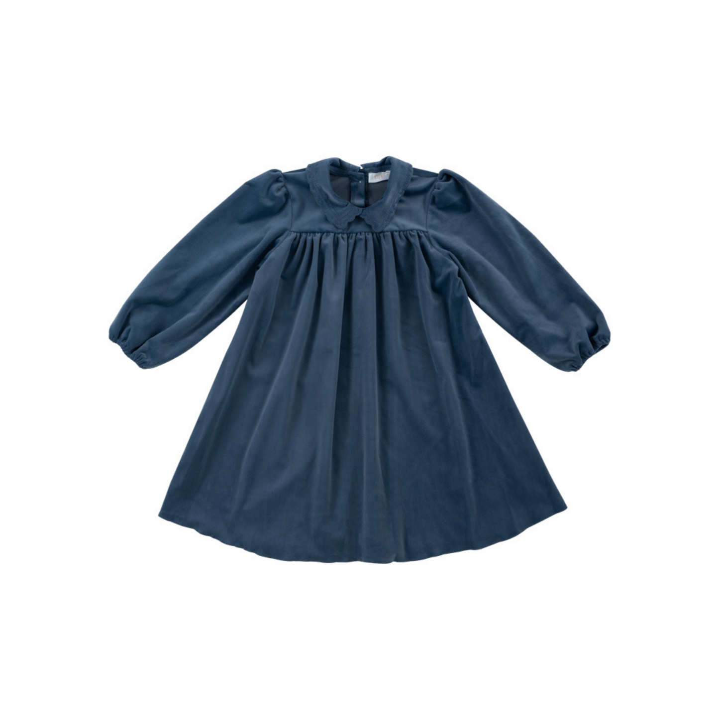 Kipp Blue Nola Velvet Dress