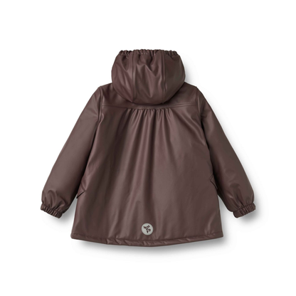 Wheat Chocolate Plum Rika Thermo Rain Jacket