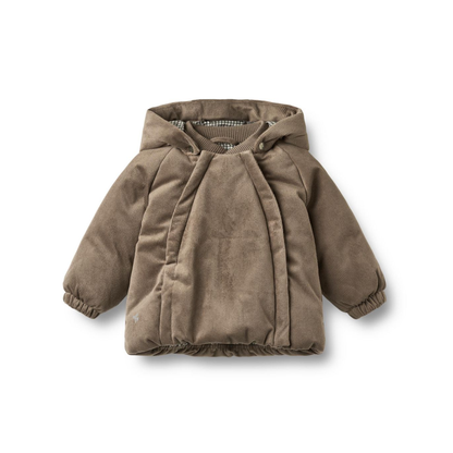 Wheat Dry Wood Morgen Puffer Jacket