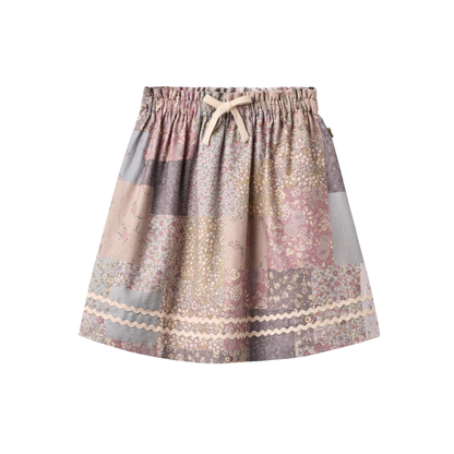 Wheat Patchwork Flowers Nya Skirt