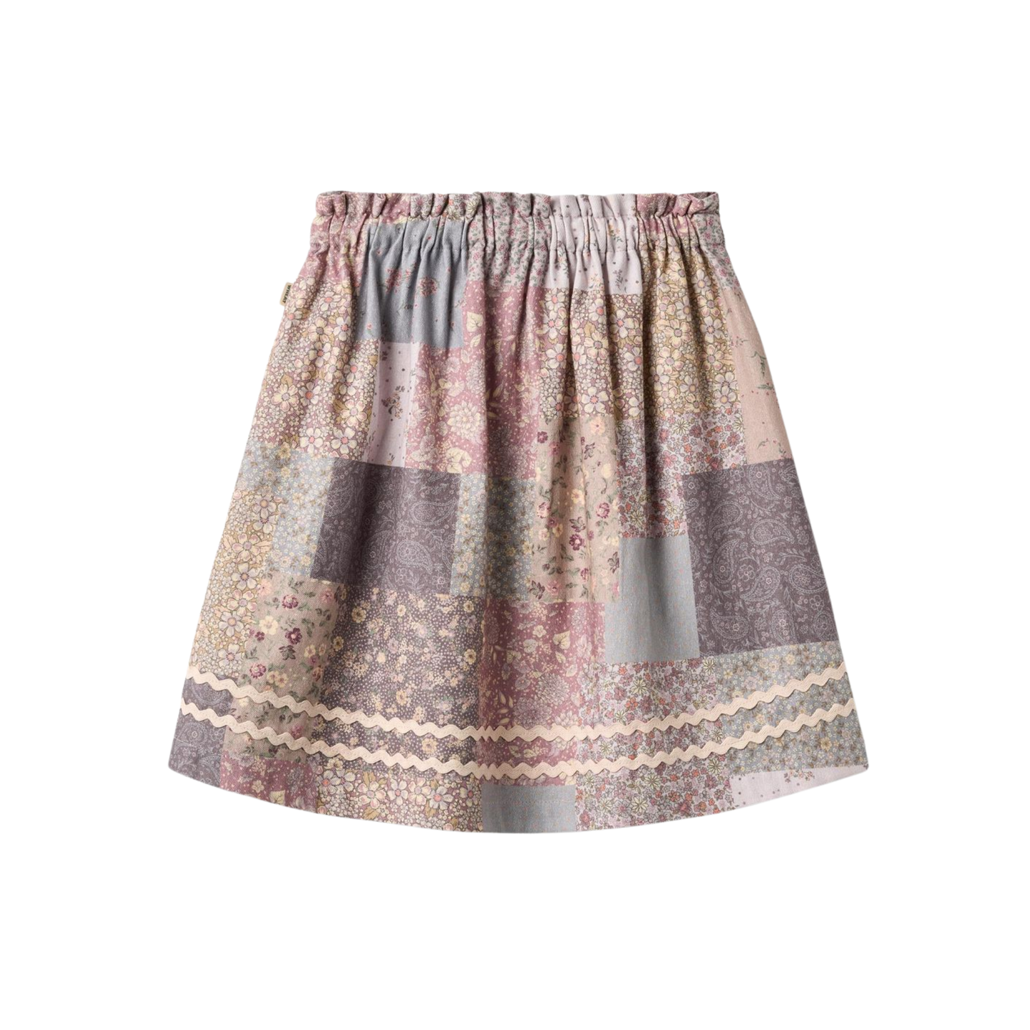 Wheat Patchwork Flowers Nya Skirt