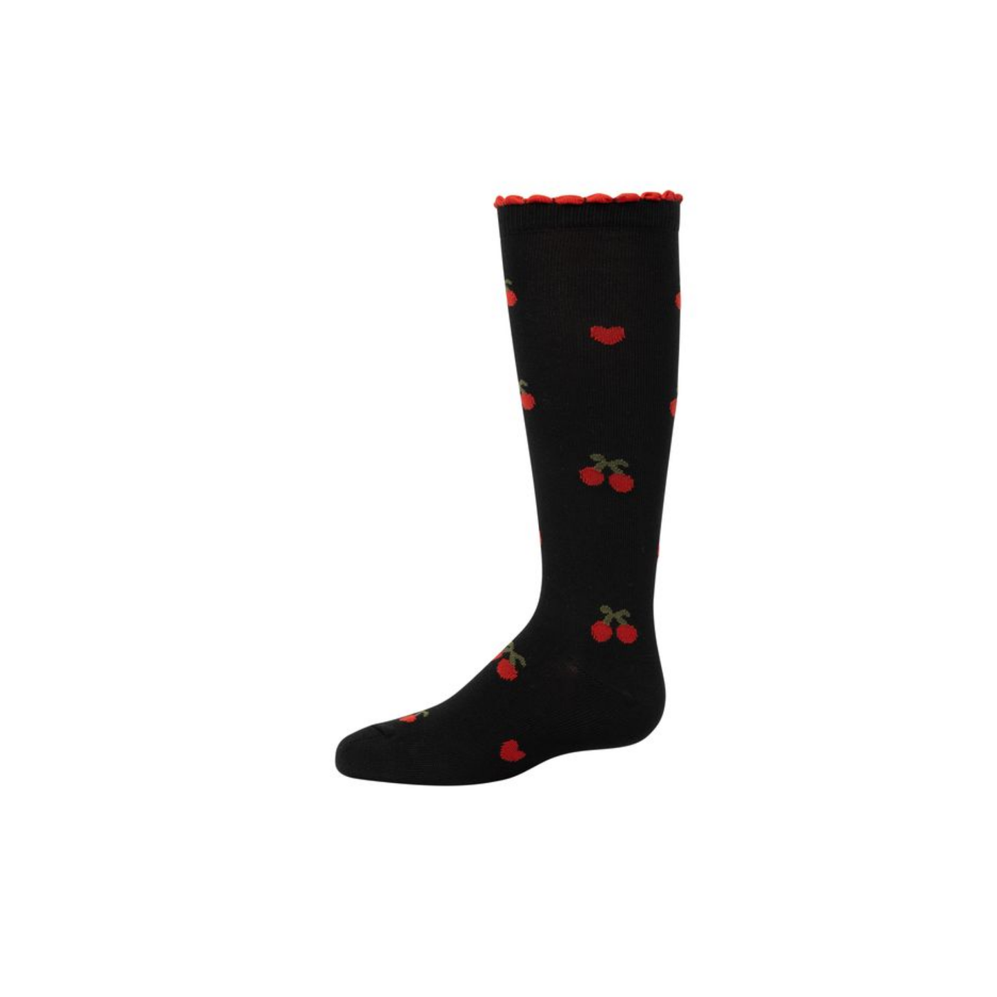 Zubii 9 Black Cherry Heart  Print Knee