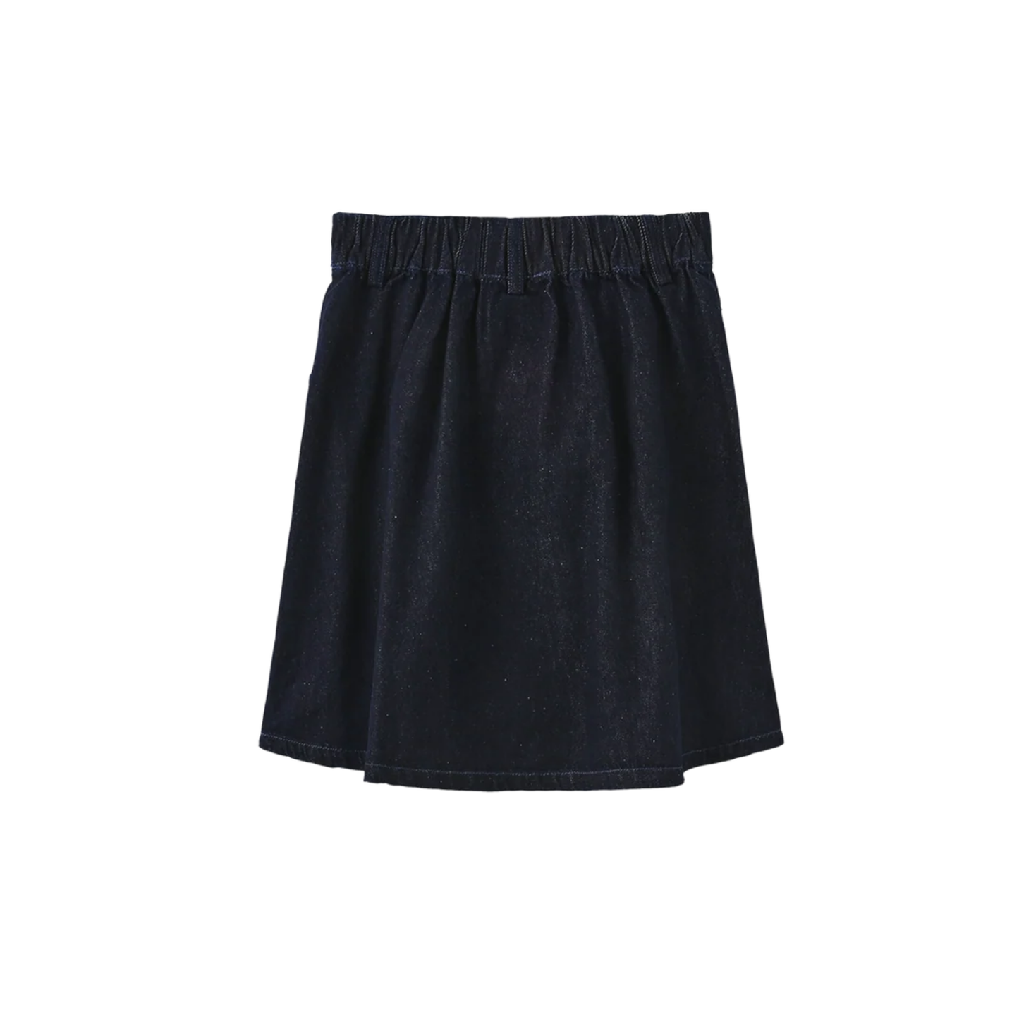 Creative Genius Blue Denim Tanvi Denim Thin Belt Skirt