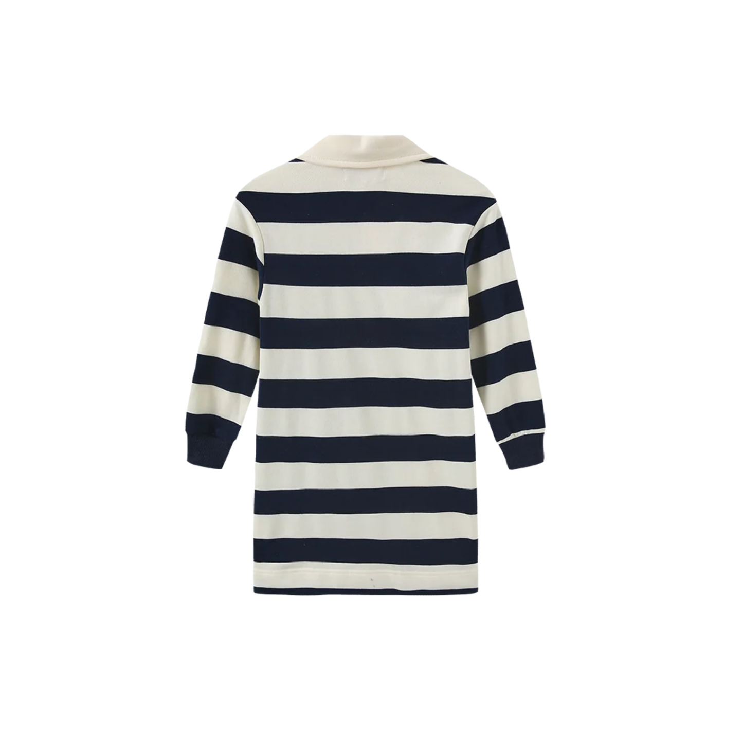 Phil And Phoebe Navy/White Trill Striped Sweatshirt Dress