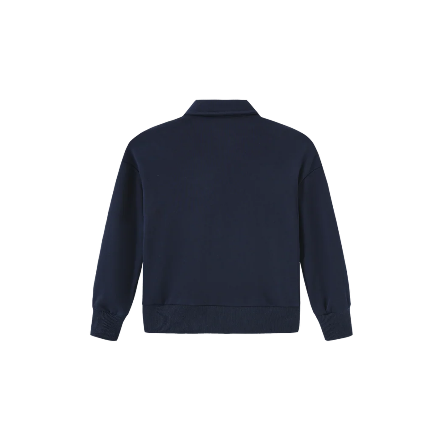 Phil And Phoebe Navy Frit Logo Polo