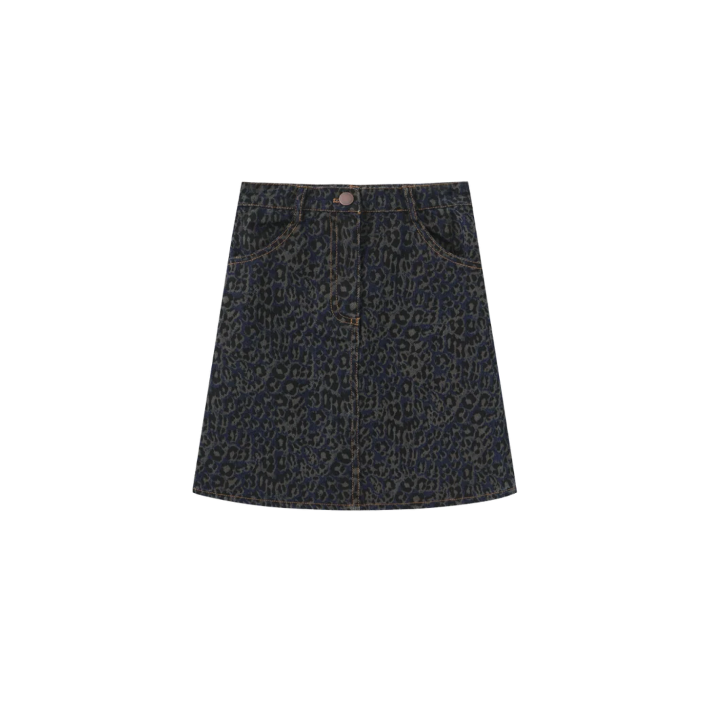 Phil And Phoebe Multi Hallen Denim Skirt
