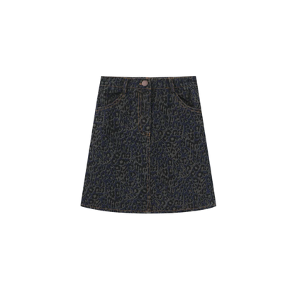 Phil And Phoebe Multi Hallen Denim Skirt
