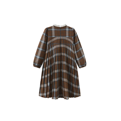 One Child Plaid Palli Plaid Dress