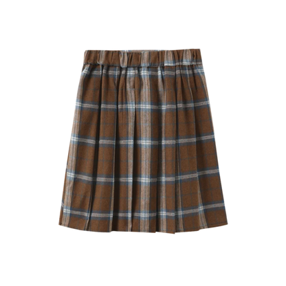 One Child Plaid Palli Plaid Skirt