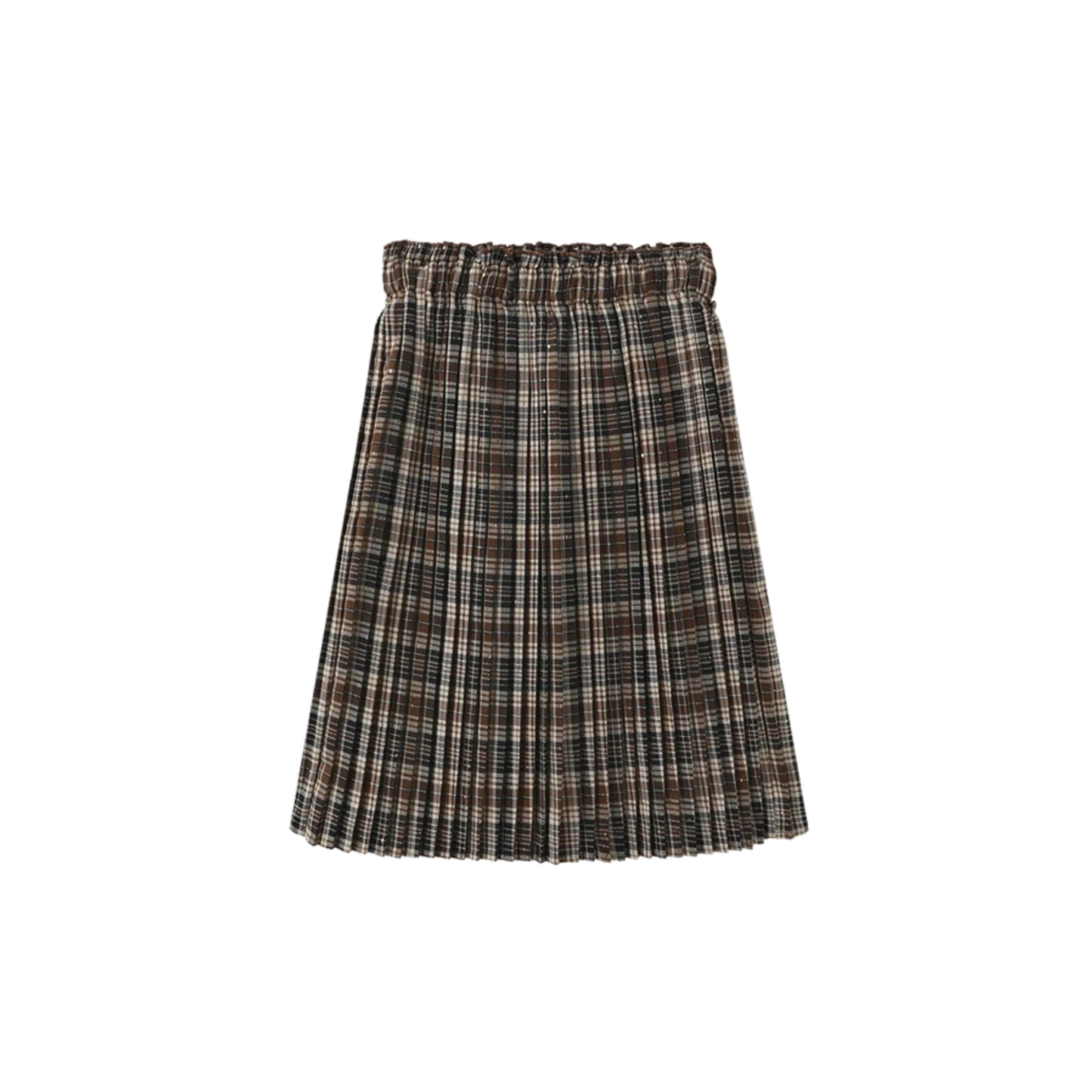 Tustello Plaid Gail Plaid Pleated Skirt