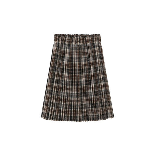 Tustello Plaid Gail Plaid Pleated Skirt