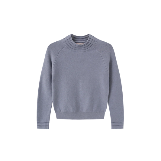 Tustello Dusty Blue Padma Knit Sweater