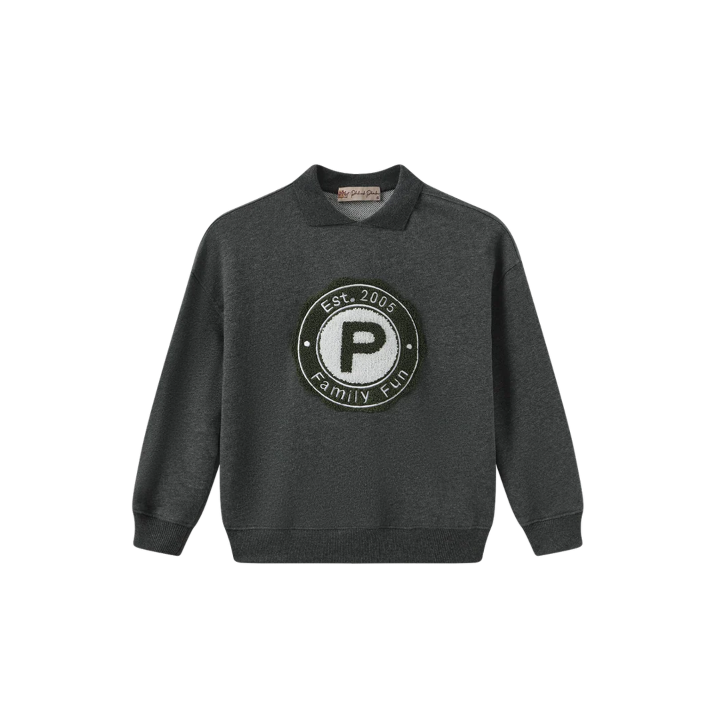 Phil And Phoebe Grey Mila Crest Sweatshirt