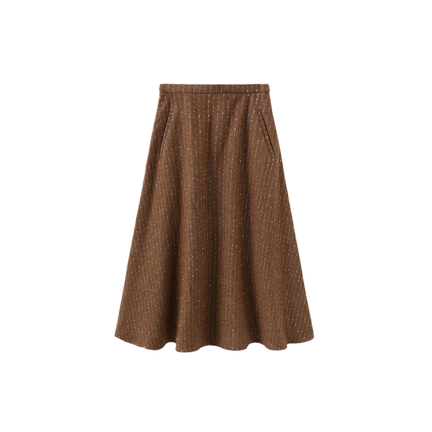 The Middle Rust Birnit Wool Skirt