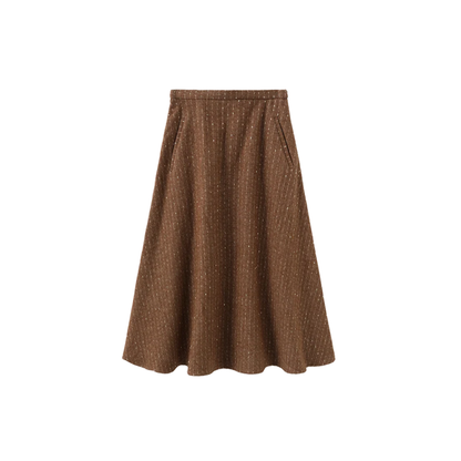 The Middle Rust Birnit Wool Skirt