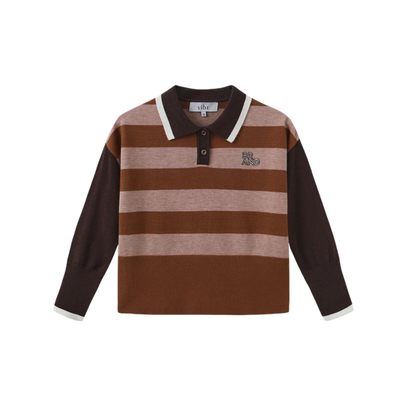 Vibe Brown Chunky Sweater
