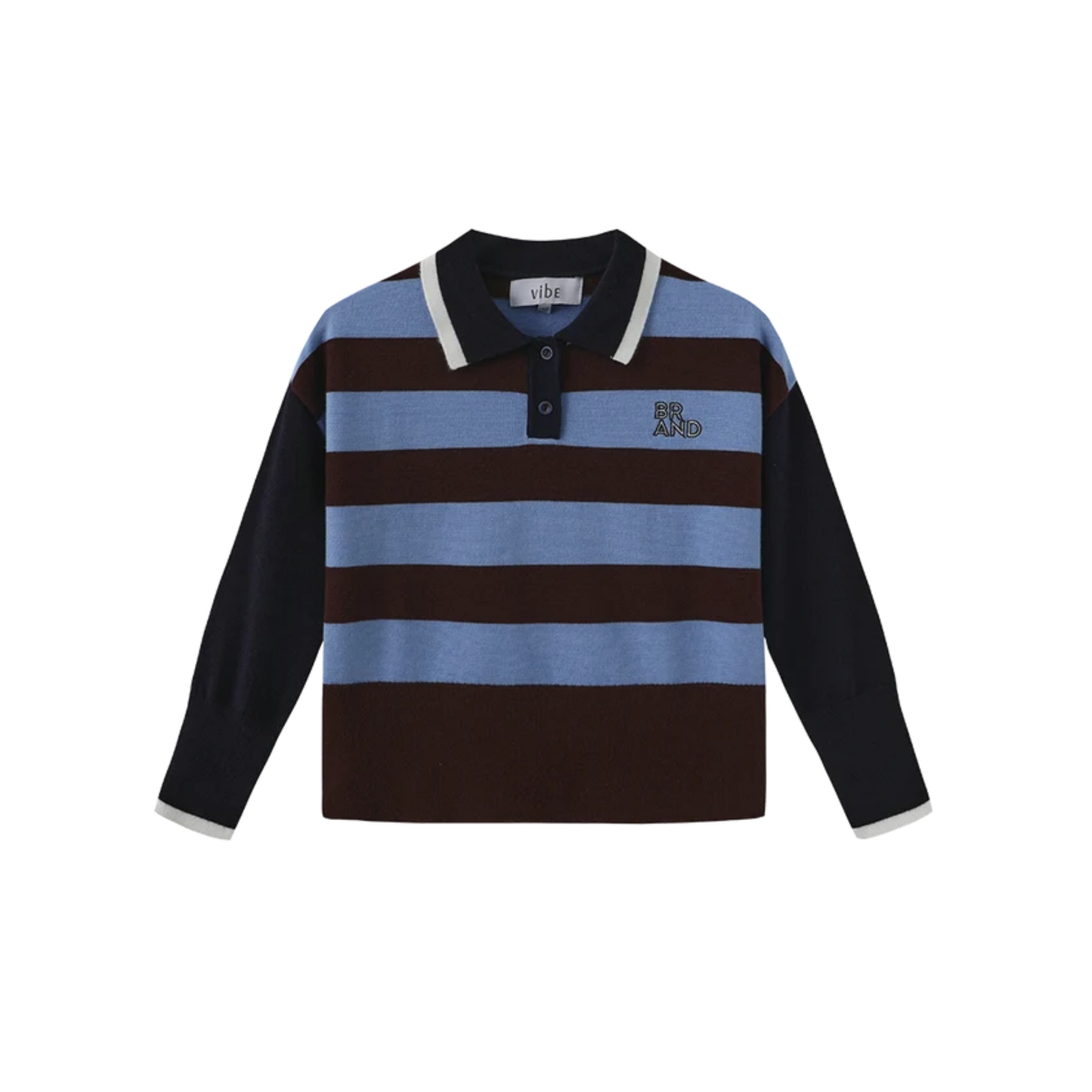 Vibe Stripe Chunky Sweater