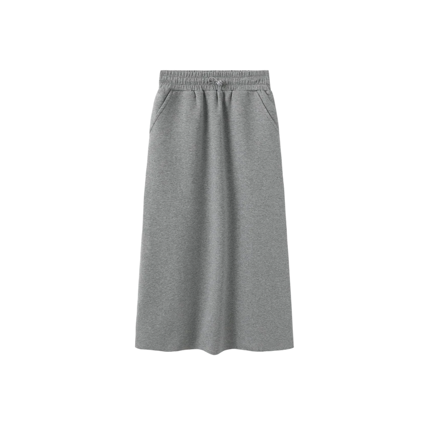 N+A Light Grey Shan Sweatshirt Midi Skirt