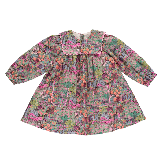 Bebe Organic Liberty Anna`s Haven Violeta Long Sleeve Dress