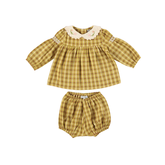 Bebe Organic Nostalgic Green Saphira Baby Set