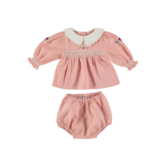 Bebe Organic Dusty Rose Margot Set