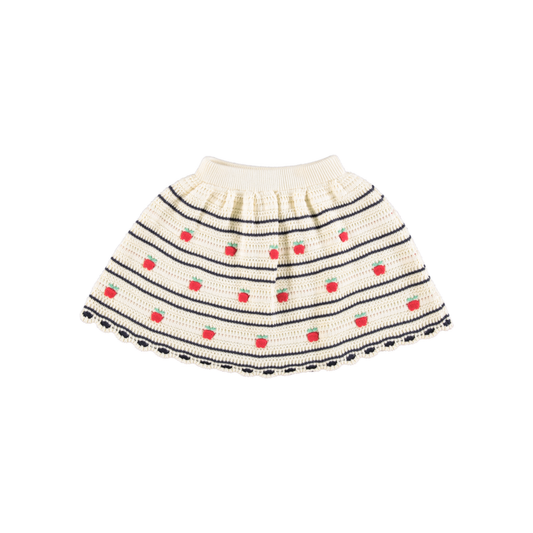 Bebe Organic Fall Apple Knit Daisy Skirt