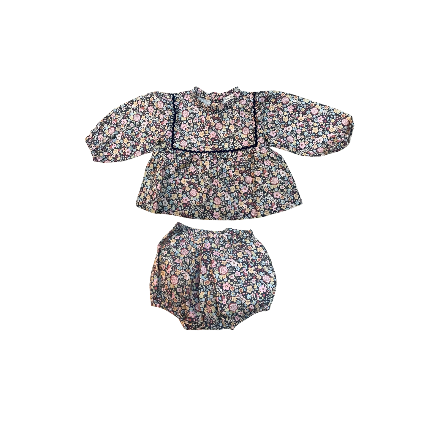 Bebe Organic Navy Sweetness Juliet Baby Set