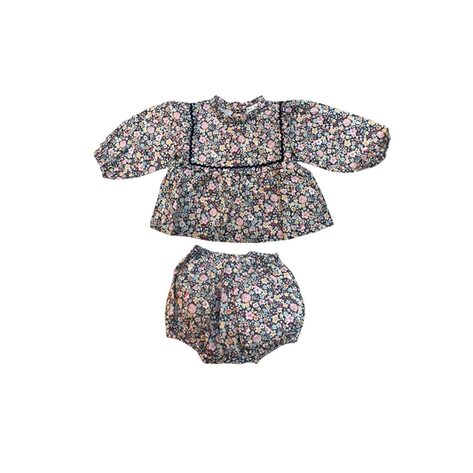 Bebe Organic Navy Sweetness Juliet Baby Set