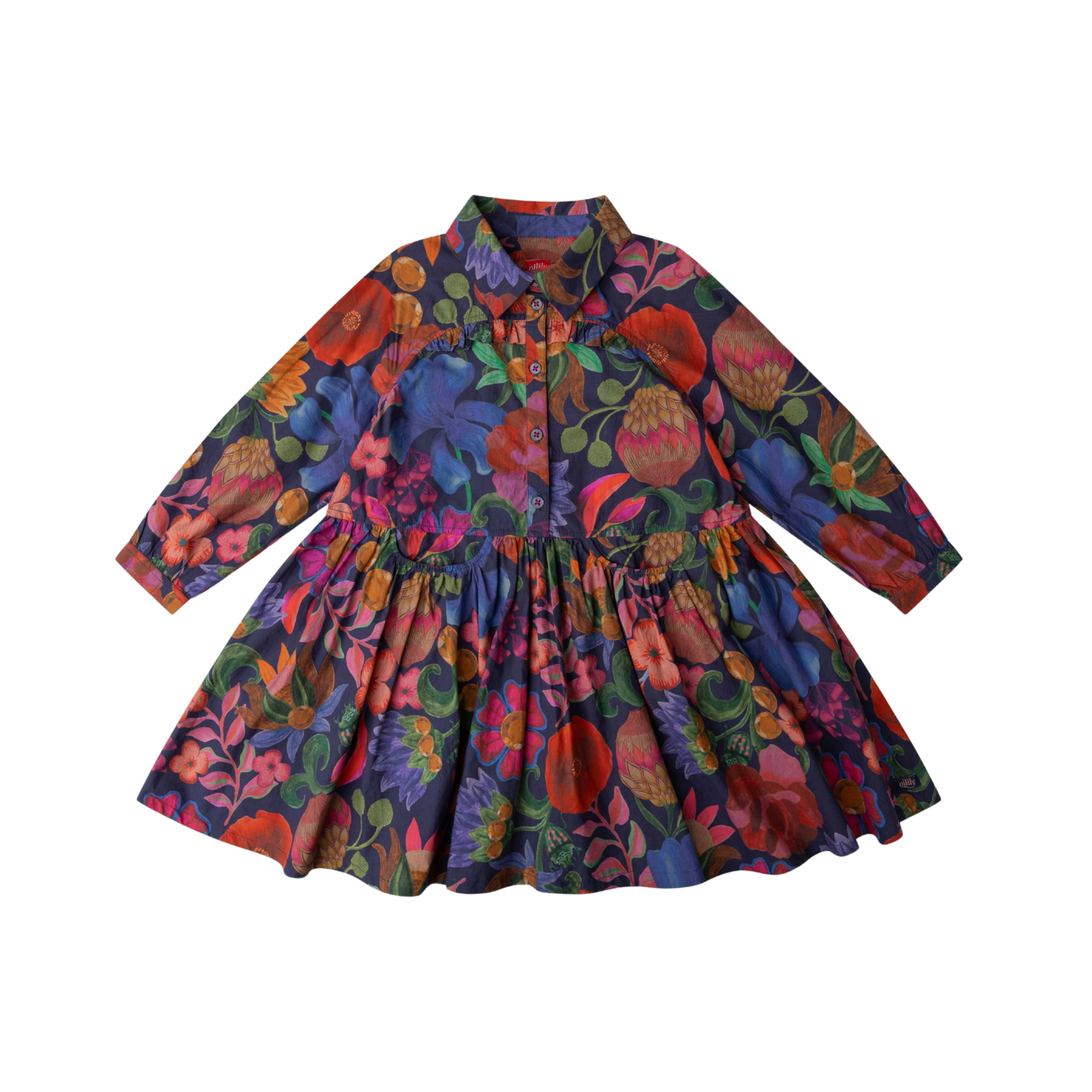 Oilily Blue Botanic Dress