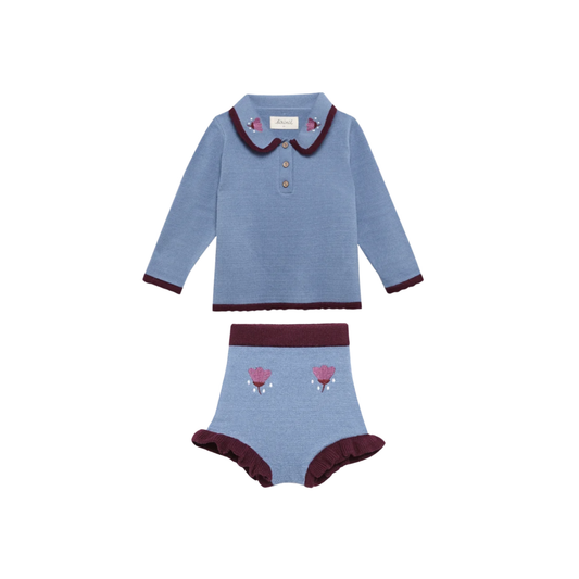 Birinit Stone Knit Bloomer Set
