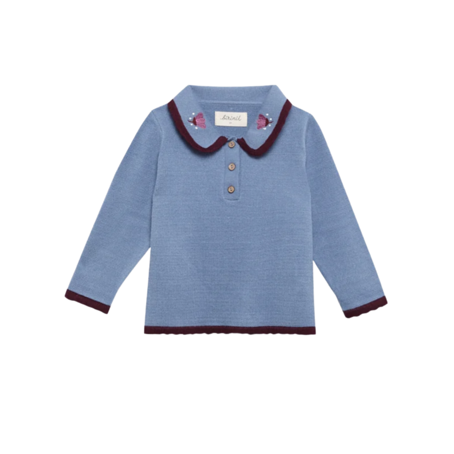 Birinit Stone Knit Long Sleeve Sweater