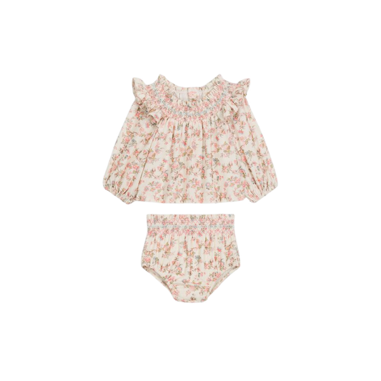 Louise Misha Cream Poetic Bloomer Set