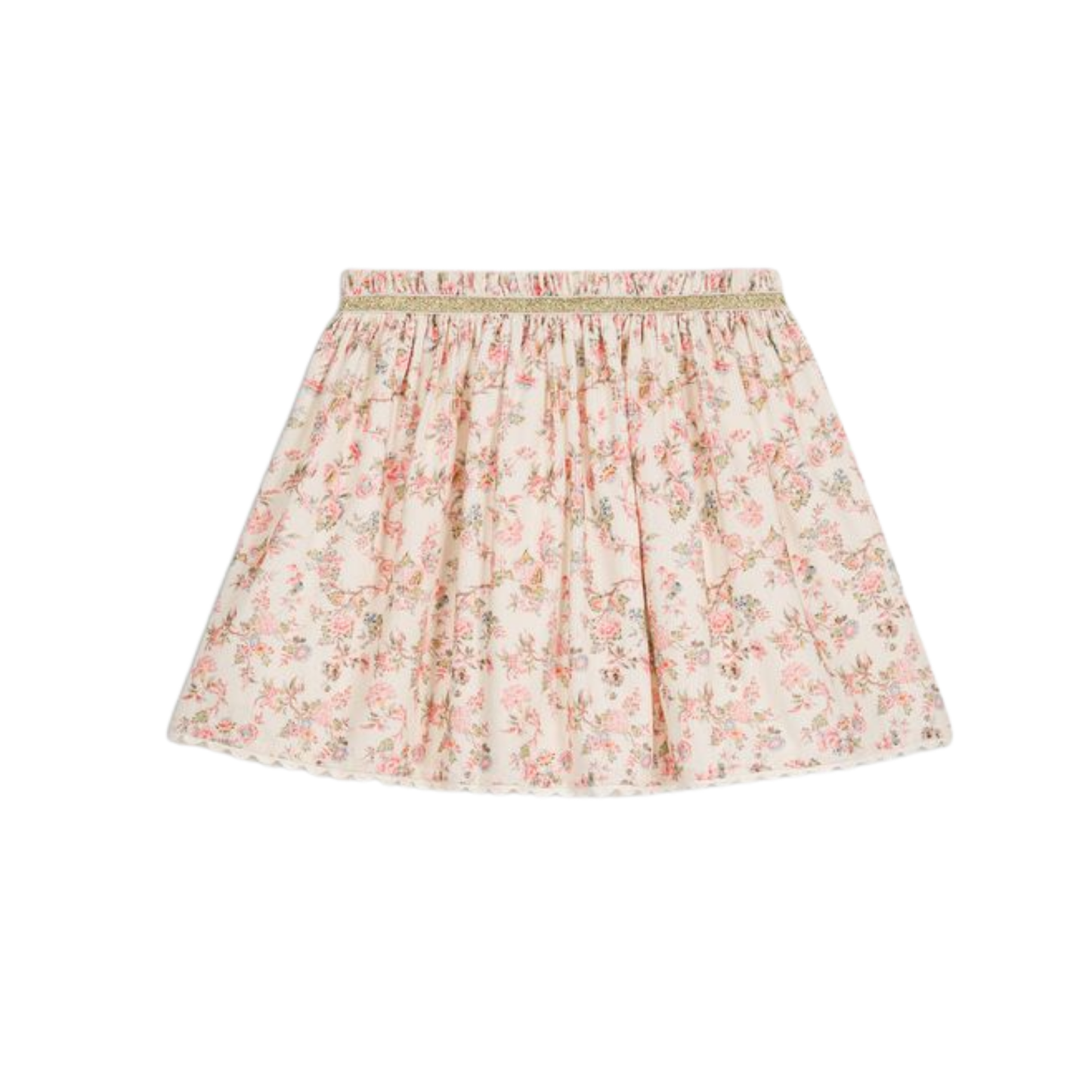Louise Misha Cream Cephee Short Skirt