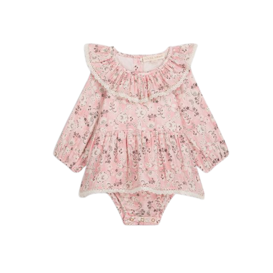 Louise Misha Pink Blossom Poetic Romper