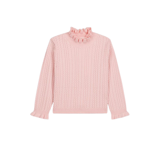 Louise Misha Blush Java Long Sleeve Sweater