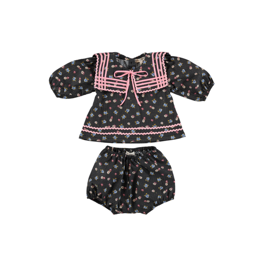 Bebe Organic Midnight Blooms Anna Baby Set